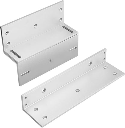 Z and L Bracket for 500KG 1200LBS Holding Force Electric Magnetic Lock Single Door Access Control Magnetic Door Locks