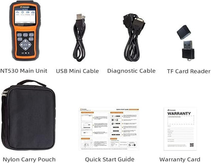 FOXWELL NT530 for Honda Acura - All Systems, All Maintenance Service - Bidirectional Diagnostic Scan Tool OBD2 Scanner Automotive Code Reader ABS Bleed SRS Airbag SAS TPMS TPS EPB Oil Reset CKP
