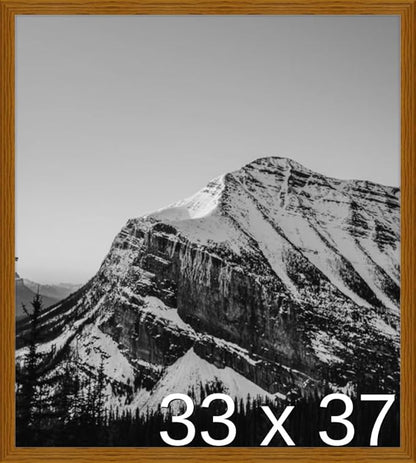 Frame It Easy 33 x 37 Hazel Wood Frame (Derby)