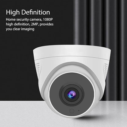 ZASCHMOY Home Security Camera, 1080P HD 2MP Indoor WiFi Surveillance Camera with Night and 2 Way Audio, for Baby Pet Monitor, Works