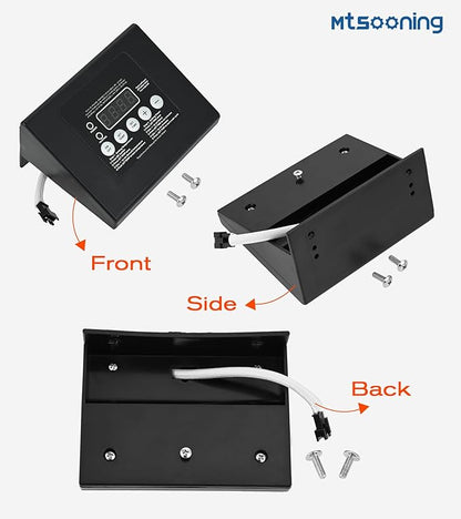 Mtsooning 990050048 Digital Control Panel LED Display Replacement for Masterbuilt MB ESQ30B, ESQ30S, 20070106, 20070206, 20072010, 20070910 Electric Smoker Grill Models Controller