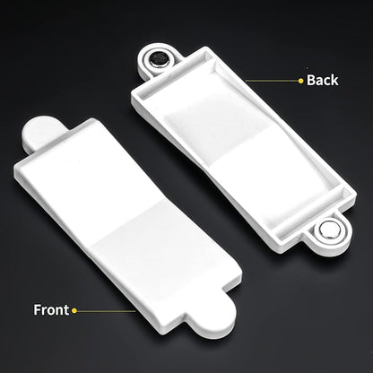 White, 6-Piece: Child Proof Switch Blocker and Cover for Light Switch, Lock Out in Style