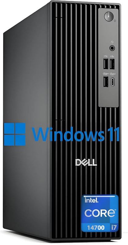 Dell Pro Slim QCS1250 Business Desktop, New OptiPlex Version, Ultra-Quiet Design, Dual 4K Monitor Support, USB-C, Windows 11 (Intel i7-14700, 64GB RAM | 2TB SSD)