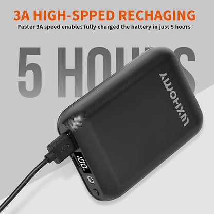 Heated Vest Battery Pack, 16000mAh 7.4V Compact Power Bank Repaclement for Heated Jacket Heated Hoodie Heated Pants Heated Chair Heated Outdoor Gear