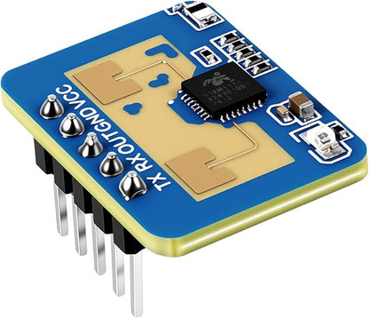 XIITIA 1pc LD2410C Human Presence Radar Sensor Module HLK-LD2410 Sensor Module LD2410 Millimeter Wave Radar Sensor Module Non Contact 24GHz ISM Band Serial Port IO Level Output