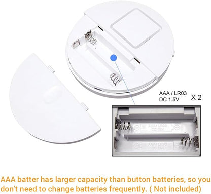 EVA LOGIK Modern Ultra-Thin Window Alarm with Loud 120dB Sound and Vibration Sensors Compatible with Virtually Any Window, Glass Break Alarm Perfect for Home, Office, Dorm Room- 8 Pack