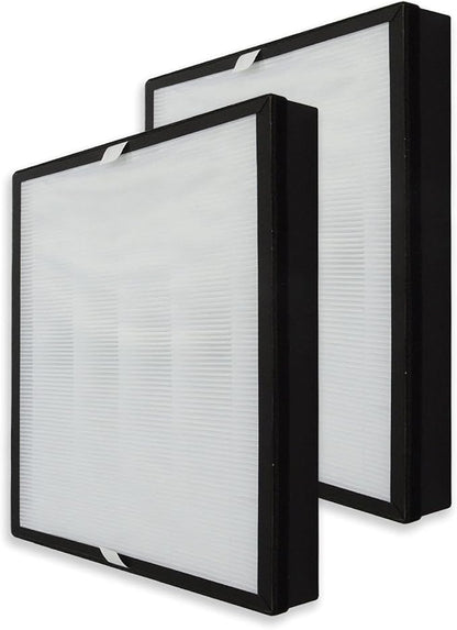 PUREBURG Replacement Filters Compatible with Air Choice AP-528 Air Purifier,2-Pack H13 True HEPA Pre-Filter, Air Clean Dust Pet-hair