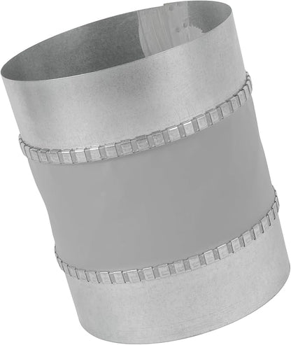 Repa Market 5" Inch Flexible Vibration And Noise Reducing Coupler - Female Fit Duct Connector – Galvanized Steel Coupling for Joining Two Male Duct Fittings – HVAC Ventilation Inline Joint