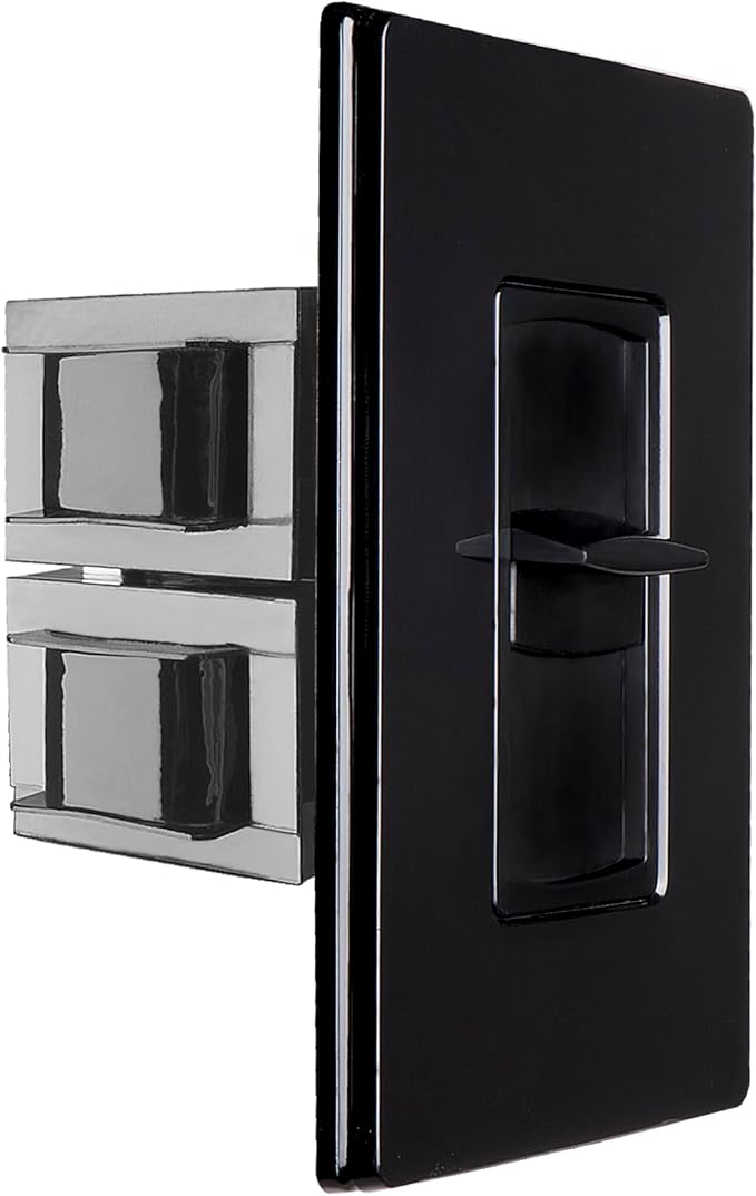 OSD Audio 300W Sleek, Modern, Minimalist Design in Wall Volume Control, Slider Black Impedance Matching SLS300