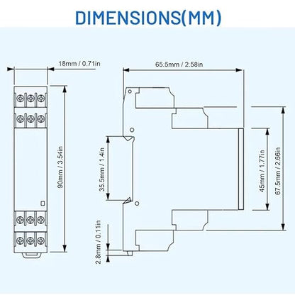 100A 3 Phase Power Meter Energy Consumption Electricity Usage Monitor with APP Control for Home School Dormitory Shopping Mall with Clamp Current Transformer DIN Rail Watt Kwh Frequency Meter