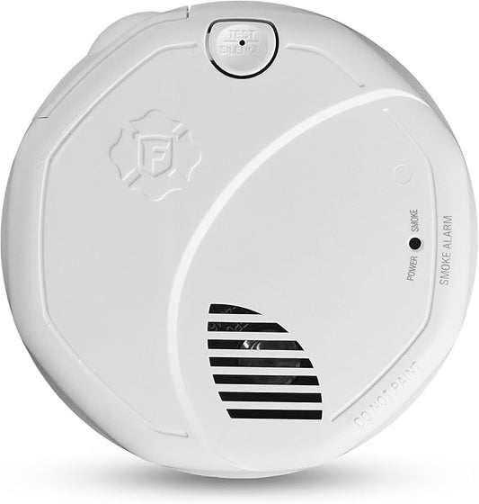 First Alert SM500V, Interconnect Battery-Operated Smoke Alarm with Voice Alerts, 1-Pack