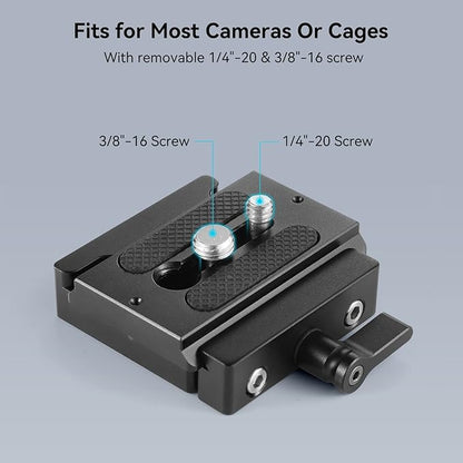 SMALLRIG DSLR and Mirrorless Quick Release Clamp and Plate for Arca Standard