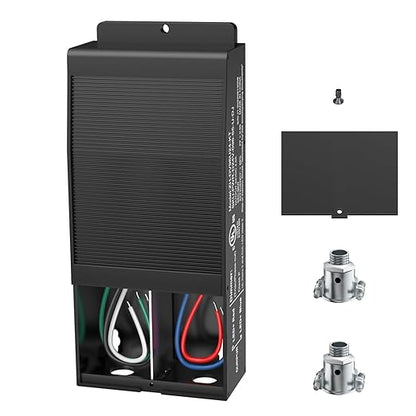 EMITEVER Dimmable LED Driver,96W 24V Triac Power Supply, AC to DC LED Transformer for LED Light,Compatible with Lutron and Leviton Dimmer,Waterproof IP67 and UL Listed,Class 2,Class P