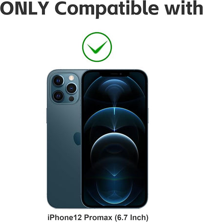 Matte Privacy Screen Protector for iPhone 12ProMax Screen Protector Anti-Glare, Anti-Spy Tempered Glass Film, Smooth and Responsive Touch Anti-Scratch Glass