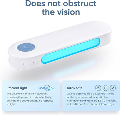Luminette Drive® - First 2-in-1 Light Therapy Lamp - Enjoy The Benefits of Light Therapy in Your Car or at Your Computer