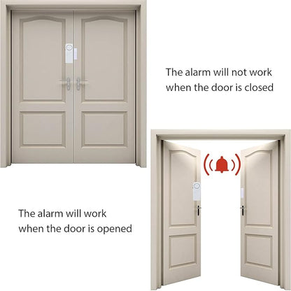 Door Window Alarm, 90DB Door Alarms for Kids Safety, Door Window Burglar Alarm-Window Pool Alarms for Home