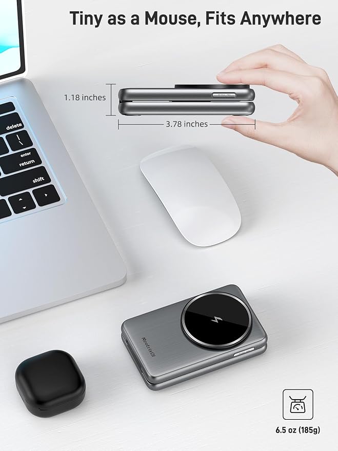 Magnetic Wireless Charger for Samsung, 3 in 1 Foldable MagSafe Charging Station for Galaxy S25 Ultra/S24/Z Fold7/Flip7/Buds, One-Click Ejection Charger Only for Samsung Galaxy Watch 8/Ultra/7