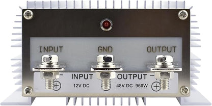 Cllena DC/DC 12V to 48V Boost Converter 20A 960W Step Up Voltage Regulator Module Car Power Supply Voltage Transformer (Input 10V-16V)