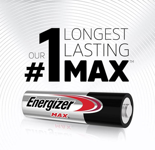 Energizer MAX AA Batteries (20 Pack), Double A Alkaline Batteries
