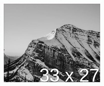 Frame It Easy 33 x 27 White Wood Frame (Derby)