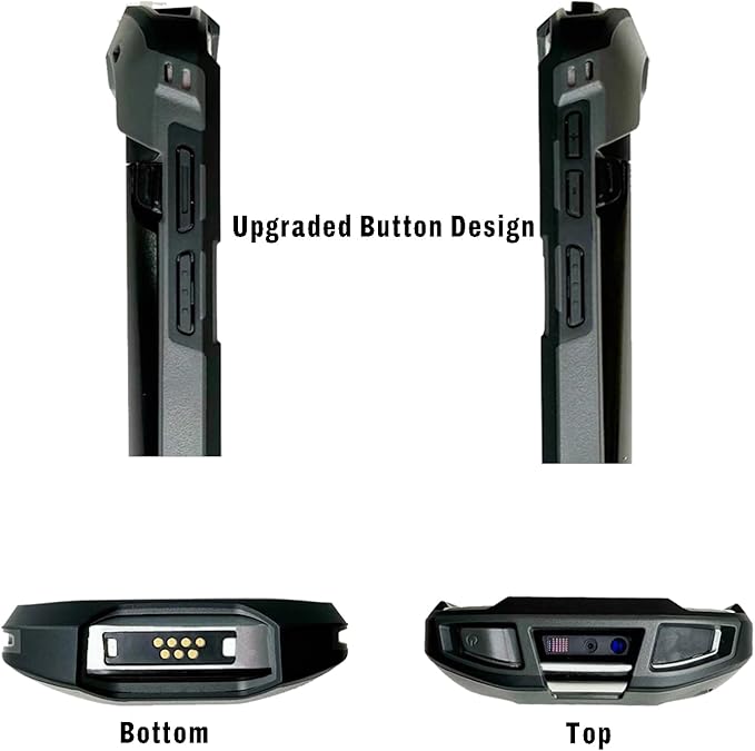 Case for Zebra TC51 TC510K TC52 TC52X TC56 TC57 TC57X TC520 TC520K – Rugged Protective Cover with Strap, Bumper, Boot-Style Holster, Handheld Barcode Scanner Accessory SG-TC51-EXO1-01 (Black)