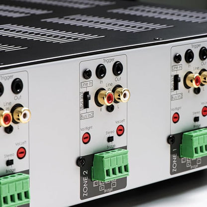 OSD Audio MX880 GEN2 4 Zone Amplifier 8Ch x 80W, Class D, Front Panel On/Off Buttons, Distributed Audio