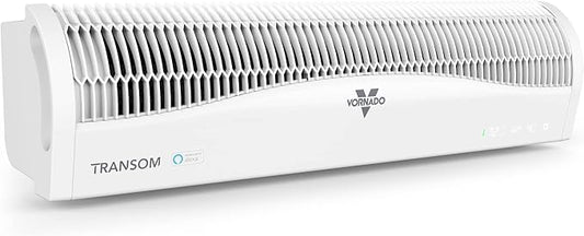 Vornado TRANSOM AE Window Fan Works with Alexa, 4 Speeds, Reversible Exhaust Mode, Weather Resistant Case, Whole Room,White