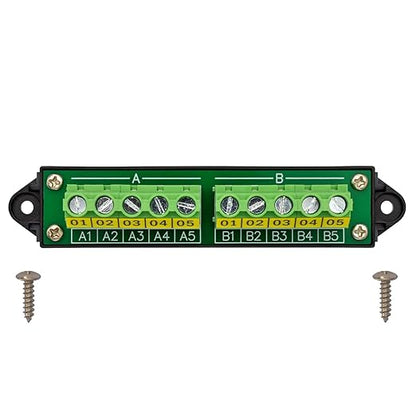 30Amp 300V 2x5 Position Terminal Block Distribution Module. OONO D-1662GP