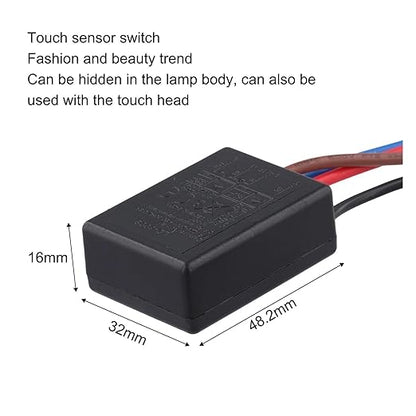 LD 600S EU Touch Dimmer Switch 0 3A/0 8A Rated Current Black Color PVC+Copper Material TUV/EMC/CE/SAA Approved