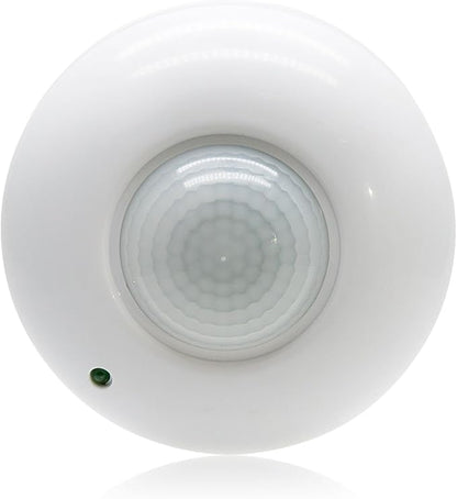 Sensky 360 Degree Ceiling Mount Occupancy Sensor, 110-240V PIR Motion Sensor Switch, High Sensitive Movement Detector Light Switch, Neutral Required(Max Detection Distance: 6 m)