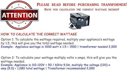 3000W ST-Pro Auto Step Up & Step Down Voltage Transformer Converter, Heavy-Duty AC 110/220V Converter with US Standard, Universal, Schuko AC Outlets & DC 5V USB Port by Goldsource [3-Year Warranty]
