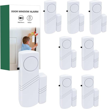 Door Window Alarm, 90DB Door Alarms for Kids Safety, Door Window Burglar Alarm-Window Pool Alarms for Home
