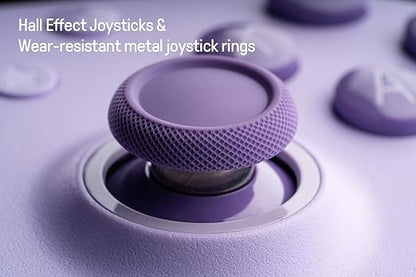 8Bitdo Ultimate 2C Hall Effect Joysticks and Hall Triggers Wireless Controller for Windows PC and Android, with Remappable L4/R4 Bumpers, Turbo function & Rumble vibration (Purple)