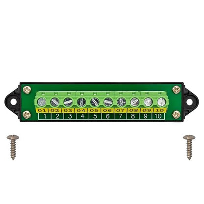 30Amp 300V 1x10 Position Terminal Block Distribution Module. OONO D-1661GP