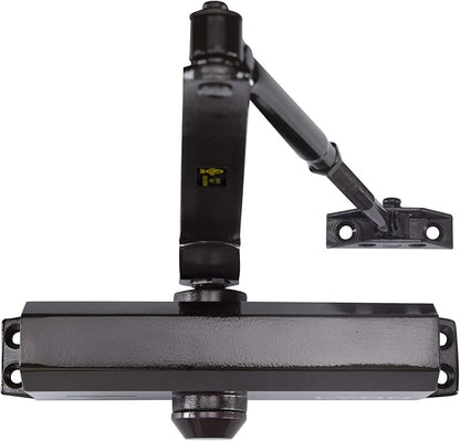 CLG HARDWARE DC6003 Medium Duty Commercial Door Closer - Surface Mounted, Automatic Door Closer, Cast Aluminum, UL 3 Hour Fire Rated, Size 3 for Residential & Light Commercial Doors- US10B Dark Bronze