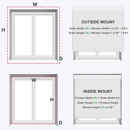 ZSTARR Motorized Smart Blind for Window,Automatic Blackout Roller Shade Compatible, with Remote Control, Child Safety Rechargeable Battery Blind with Valance,Customize (Buff Colour)