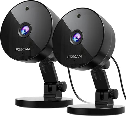FOSCAM 3K 5MP Security Camera Indoor, 2.4g & 5g WiFi Magnetic Mini Dog/Cat/Pet/Baby Camera, Smart Motion Detection, 20X Zoom, 2-Way Audio, Night Vision, Home Monitor Compatible with Alexa & Google