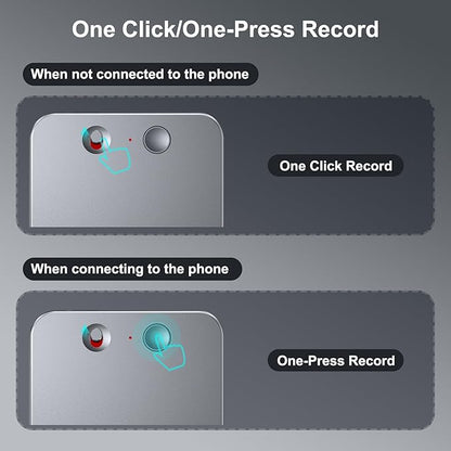 AI Voice Recorder,64GB Note Voice Recorder with Transcribe,Mind Mapping & AI Summary,Digital Voice Recorder with App,Audio Recorder for Lectures,Phone Calls,Meetings,Interviews Etc,Grey