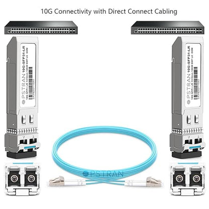 OPSTRAN 10GBASE-LRM SFP+ Optical Transceiver Module Compatible with Intel E10GSFPLRM 1310nm 220m DDM Duplex LC MMF