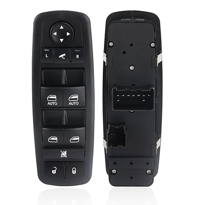 WUANGKI Power Master Window Switch | Front Driver Side | 9+3 Pins | Compatible with 2012-2015 Dodge Grand Caravan, Chrysler Town, Country, Ram 1500 2500, 2015 Ram 3500 | Replace OE 68110867AB