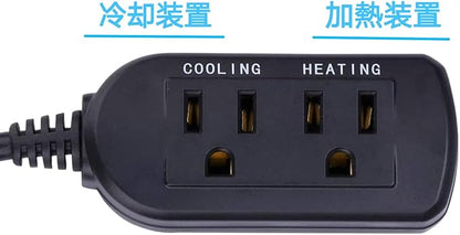DIGITEN Temperature Controller DTC102 2-Stage Temperature Controlled Outlet Heat Mat Thermostat 110V Plug-in Reptile Thermostat