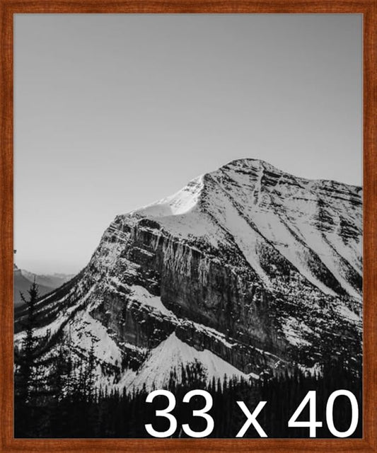 Frame It Easy 33 x 40 Russet Wood Frame (Derby)