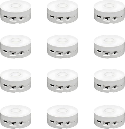 RediTech Go™ 12-Pack Recordable Voice Modules – MP3 Upload from a Windows Computer, 4-Minute Playback, USB-Rechargeable Sound Box for Stuffed Animals, Plush Toys, DIY Crafts & Keepsake Gifts (white)