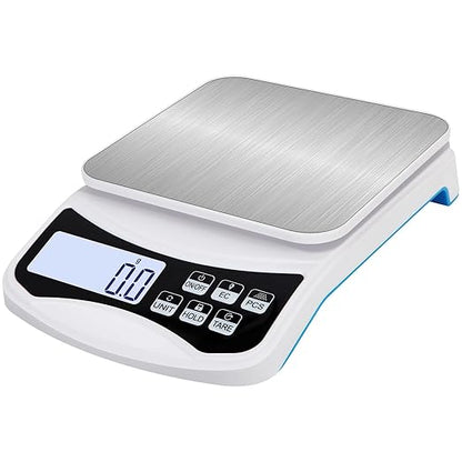 Digital Lab Scale 5000g x 0.1g LCD Display Analytical Balance Jewelry Scale with Charging Precision Electronic Scale Scientific Scale 0.1g Accuracy for Laboratory Kitchen Measurement