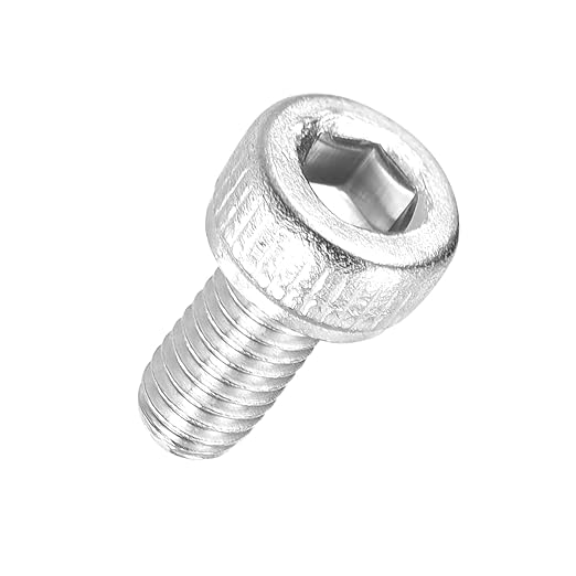 Kozelo 100pcs Socket Head Cap Screws - [M3-0.5 x 4mm] 304 Stainless Steel Allen Socket Drive for Electrical Motor 3D Printing Fan Engine Replacement Use, Silver