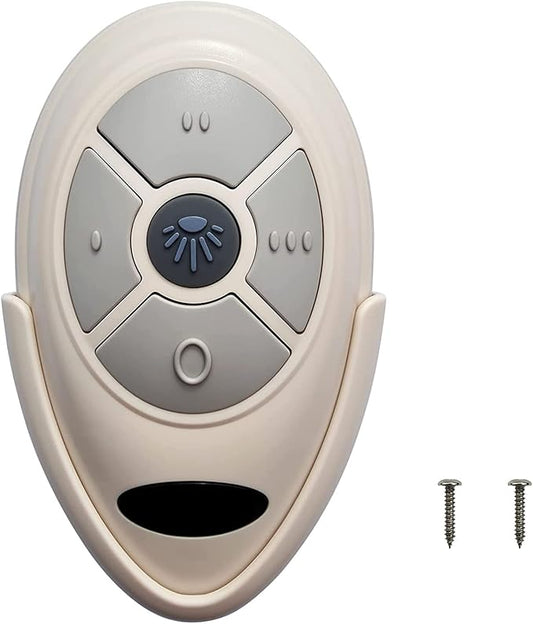 FAN35T Ceiling Fan Remote Control Replacement for Allen+Roth, Kichler, 3-Speed, Light Dimmer, Learn Key, 303.9MHz,with Wall Holder,Easy to Program