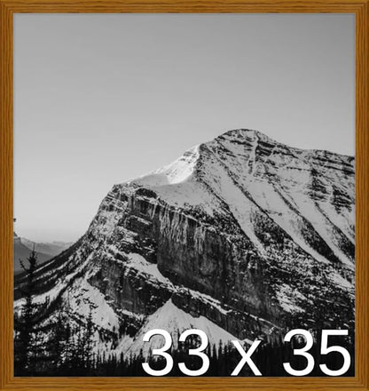 Frame It Easy 33 x 35 Hazel Wood Frame (Derby)