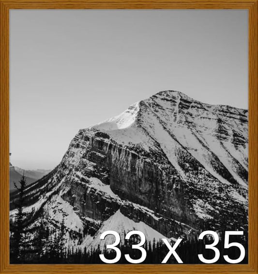 Frame It Easy 33 x 35 Hazel Wood Frame (Derby)