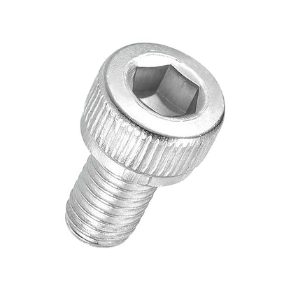 Kozelo 40pcs Socket Head Cap Screws - [M5-0.8 x 8mm] 304 Stainless Steel Allen Socket Drive for Electrical Motor 3D Printing Fan Engine Replacement Use, Silver