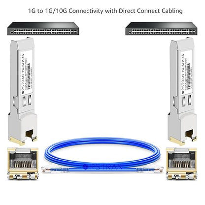 OPSTRAN 1000BASE-T SFP RJ45 Copper Transceiver Module Compatible with Arista SFP-1G-T 100m Cat5e/6 4 Pack